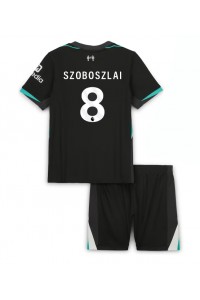 Liverpool Dominik Szoboszlai #8 Babytruitje Uit tenue Kind 2024-25 Korte Mouw (+ Korte broeken)